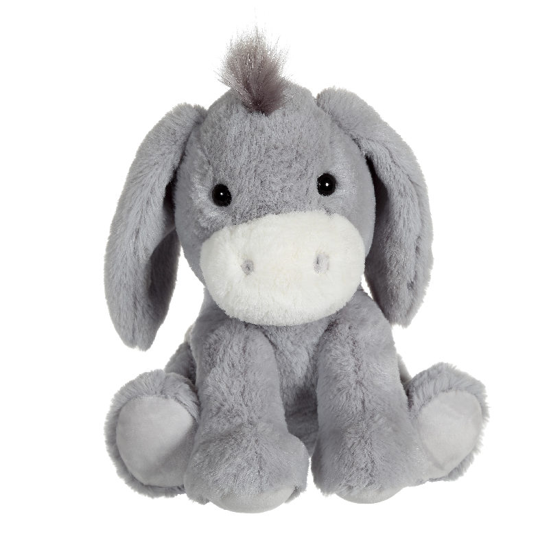  the floppy friends soft toy grey donkey 30 cm 